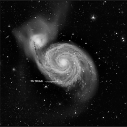gif animation of the three deepsky images