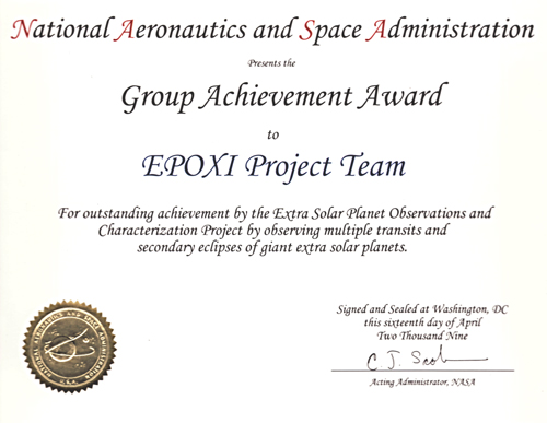 NASA Group Achievement Award