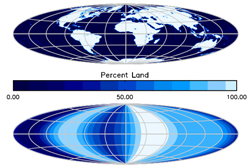 earth map smeared